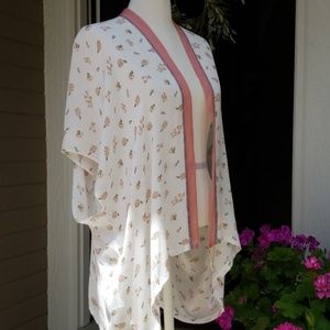 LOFT Floral Kimono